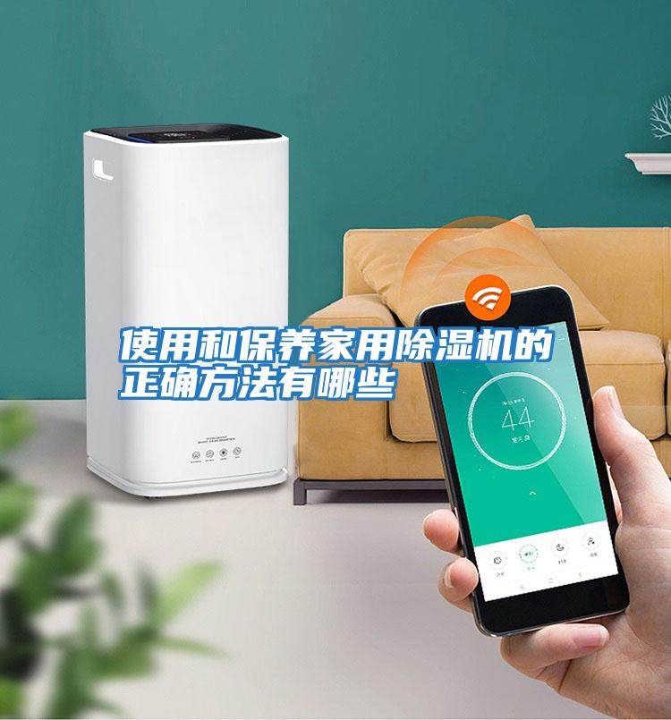 使用和保養家用除濕機的正確方法有哪些