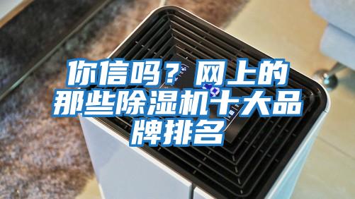 你信嗎?網(wǎng)上的那些除濕機十大品牌排名
