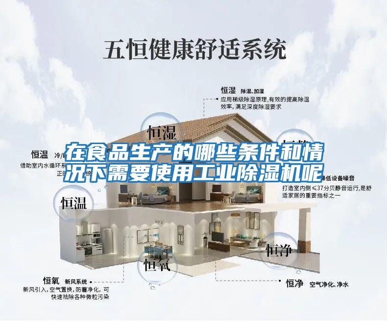 在食品生產的哪些條件和情況下需要使用工業除濕機呢