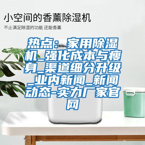 熱點:家用除濕機_強化成本與瘦身_渠道細分升級_業(yè)內新聞_新聞動態(tài)-實力廠家官網