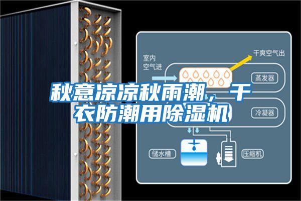 秋意涼涼秋雨潮，干衣防潮用除濕機