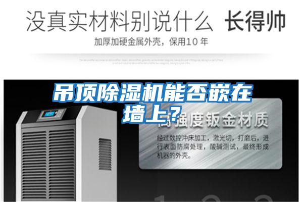 吊頂除濕機(jī)能否嵌在墻上?