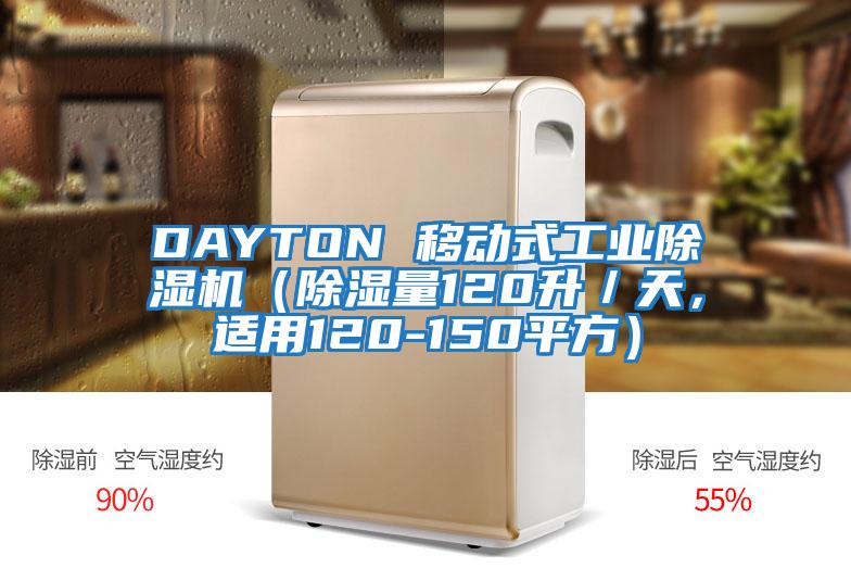 DAYTON 移動式工業(yè)除濕機(jī)(除濕量120升/天,適用120-150平方)