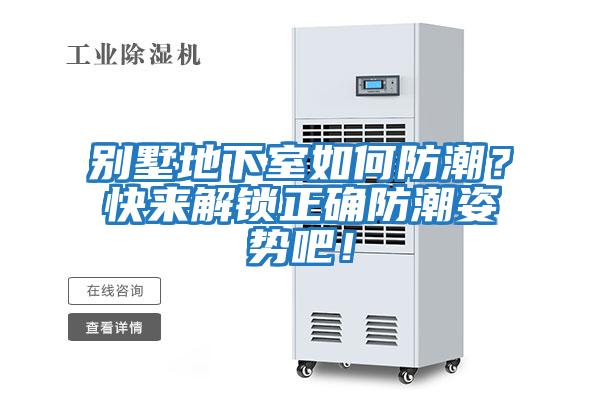 別墅地下室如何防潮？快來解鎖正確防潮姿勢吧！