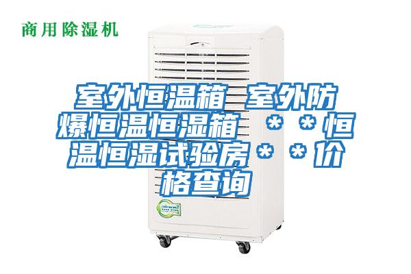 室外恒溫箱 室外防爆恒溫恒濕箱 **恒溫恒濕試驗(yàn)房**價(jià)格查詢