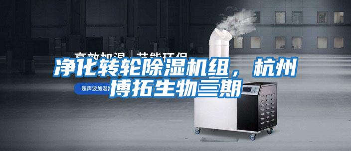 凈化轉輪除濕機組，杭州博拓生物三期