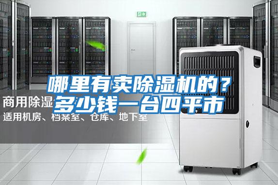 哪里有賣除濕機的？多少錢一臺四平市