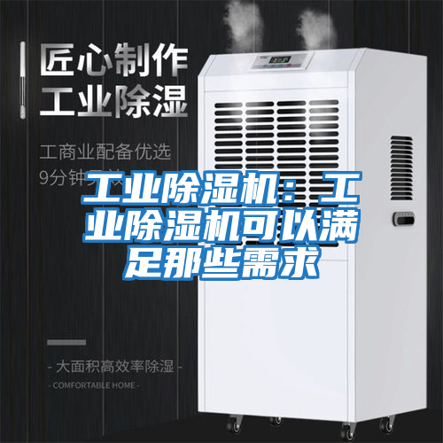 工業除濕機:工業除濕機可以滿足那些需求