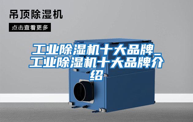工業除濕機十大品牌_工業除濕機十大品牌介紹