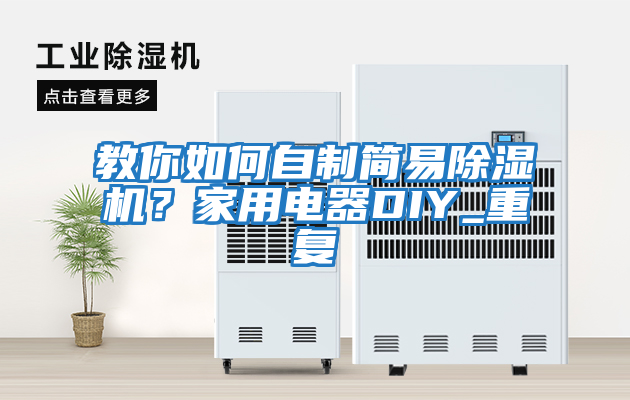 教你如何自制簡(jiǎn)易除濕機(jī)？家用電器DIY_重復(fù)