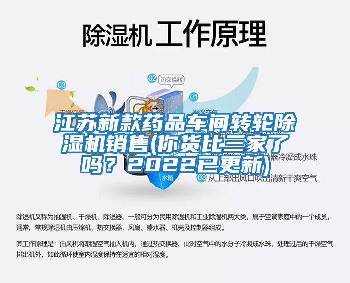 江蘇新款藥品車間轉輪除濕機銷售(你貨比三家了嗎？2022已更新)