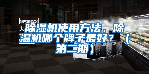 除濕機(jī)使用方法,除濕機(jī)哪個(gè)牌子最好?(第二期)