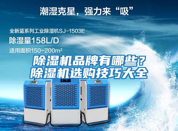 除濕機品牌有哪些?除濕機選購技巧大全